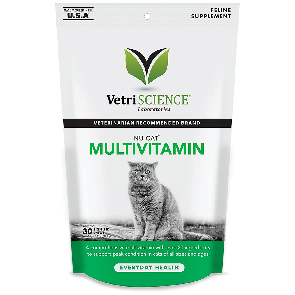 VetriScience Nu Cat Multivitamin / 30 Chews