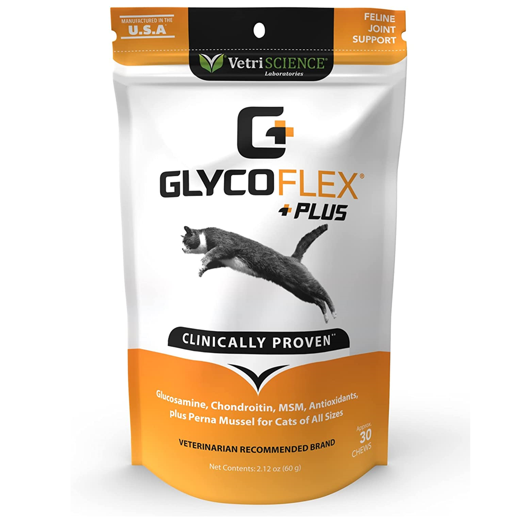 VetriSCIENCE  GlycoFlex® Plus for Cats - Feline Joint Support / 30 CHEWS