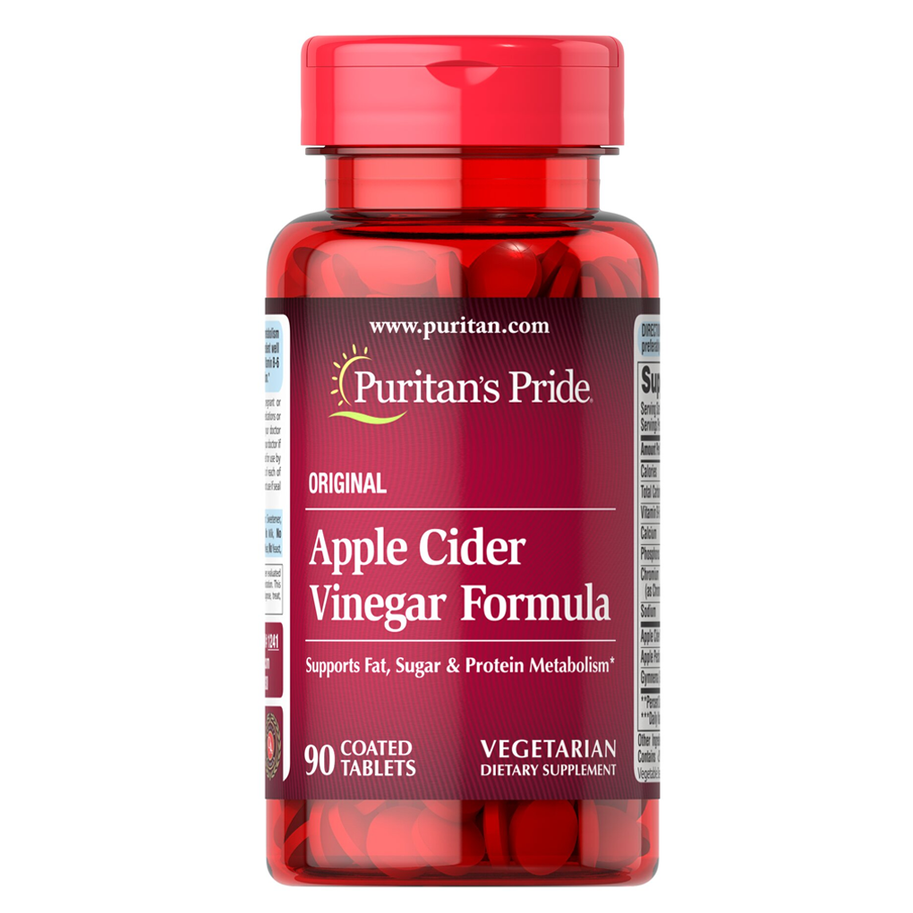 Puritan’s Pride Apple Cider Vinegar Complex Formula / 90 Tablets