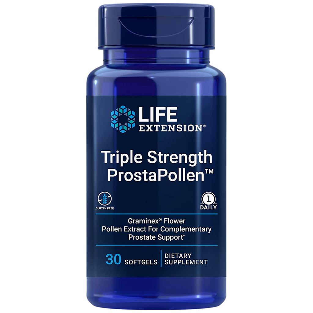 Life Extension Triple Strength ProstaPollen™ / 30 Softgels Life Extension Triple Strength ProstaPollen™ / 30 Softgels