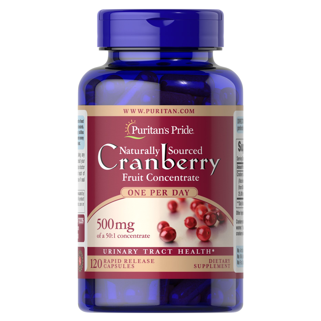 Puritan's Pride One A Day Cranberry 25,000mg. /120  Capsules