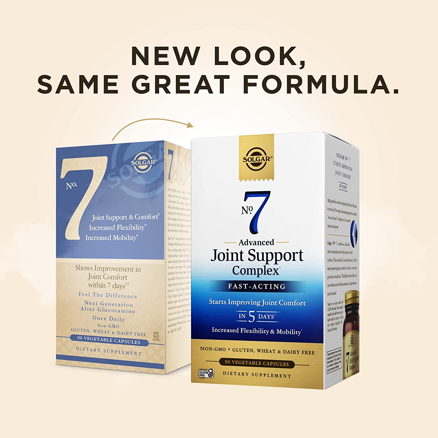 Solgar No.7 Joint Support Complex / 90 Vegetarian Capsules