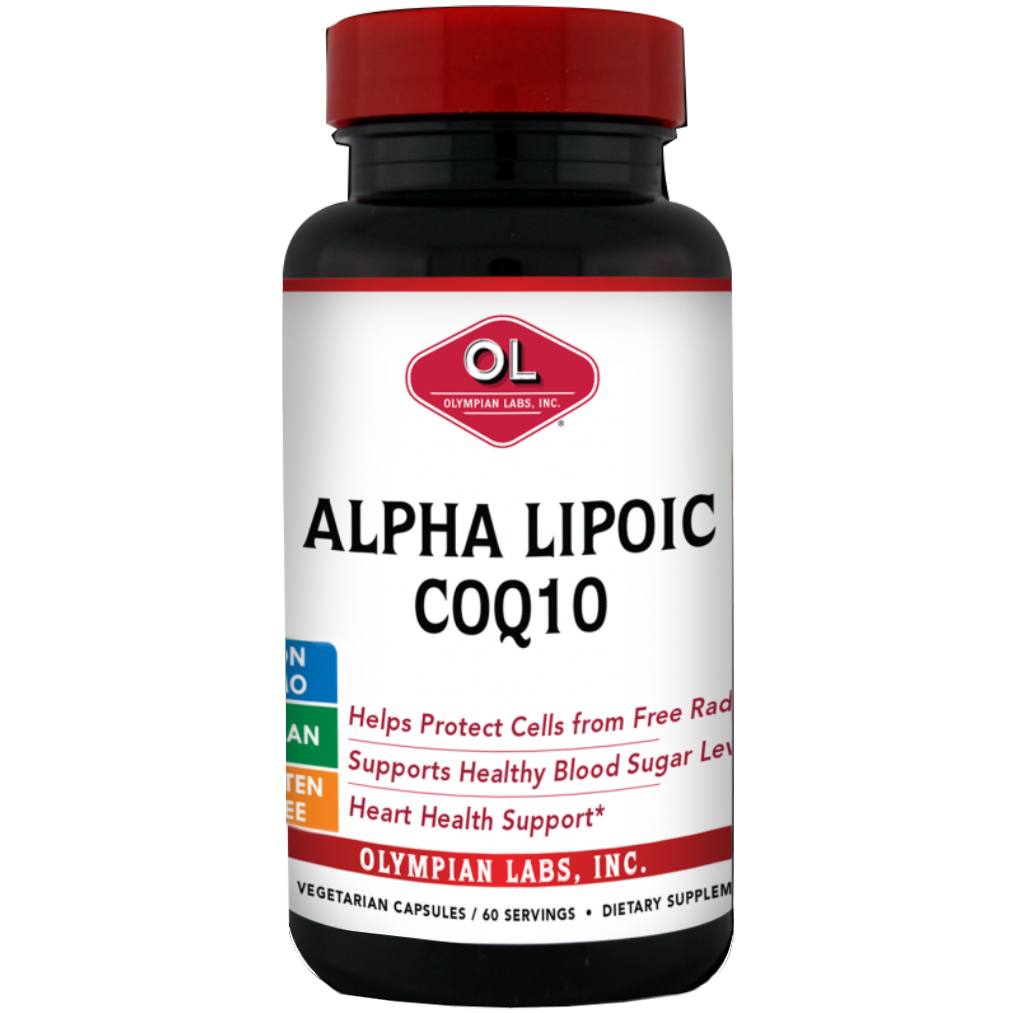 Olympian Labs.Inc, ALPHA LIPOIC ,CO Q10 / 60 Capsules