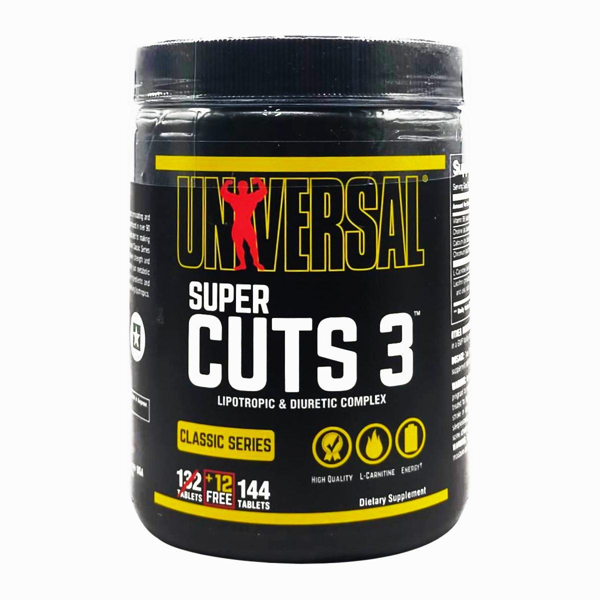 Universal Nutrition Super Cuts 3 / 144 Tablets