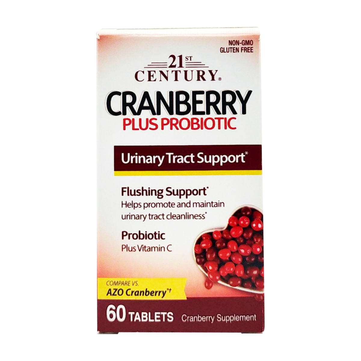 21st Century, Cranberry Plus Probiotic / 60 Tablets