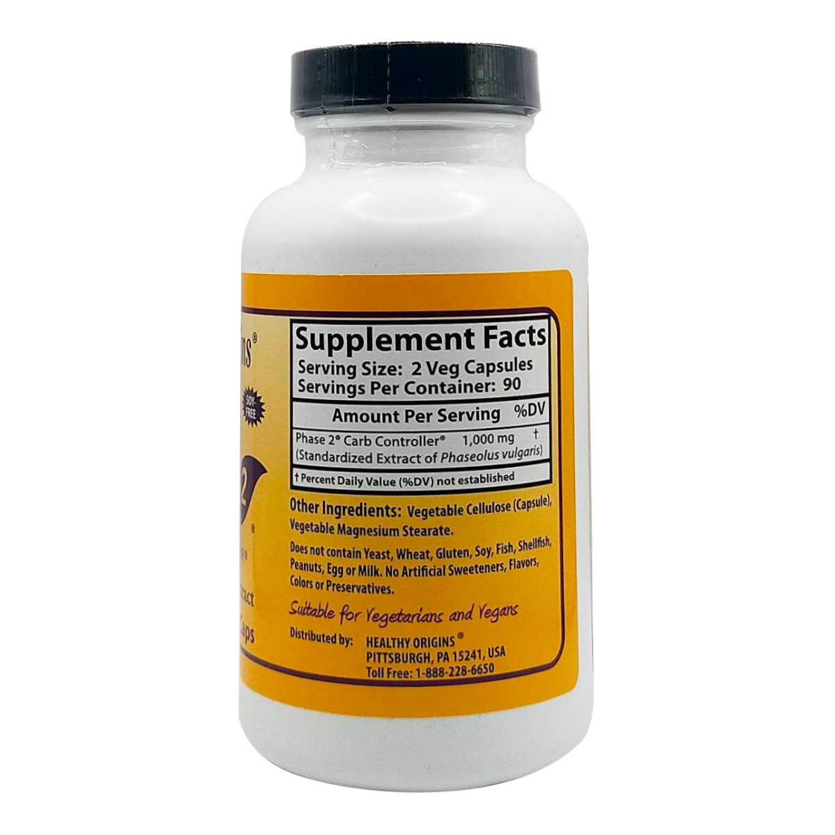 Healthy Origins Phase 2 Carb Controller - Natural / 180 VegCaps Healthy Origins Phase 2 Carb Controller - Natural / 180 VegCaps