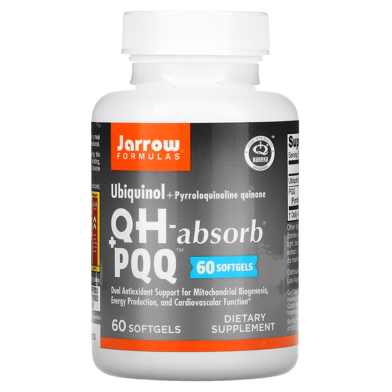 Jarrow Formulas, Ubiquinol, QH-Absorb + PQQ / 60 Softgels