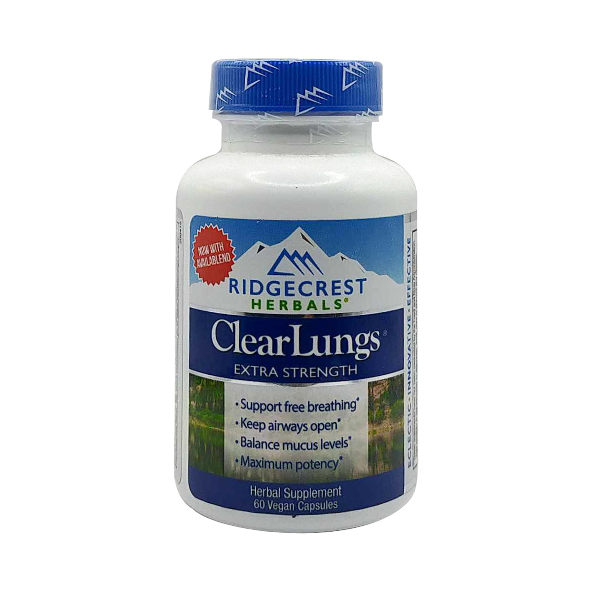 Ridgecrest Herbals ClearLungs Extra Strength / 60 Vcaps