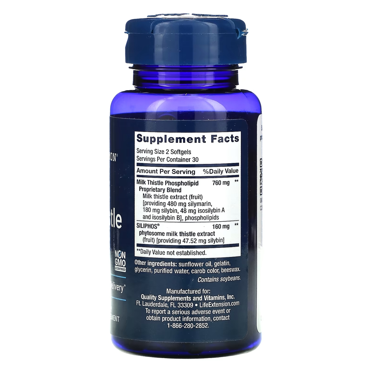 Life Extension Advanced Milk Thistle / 60 softgels