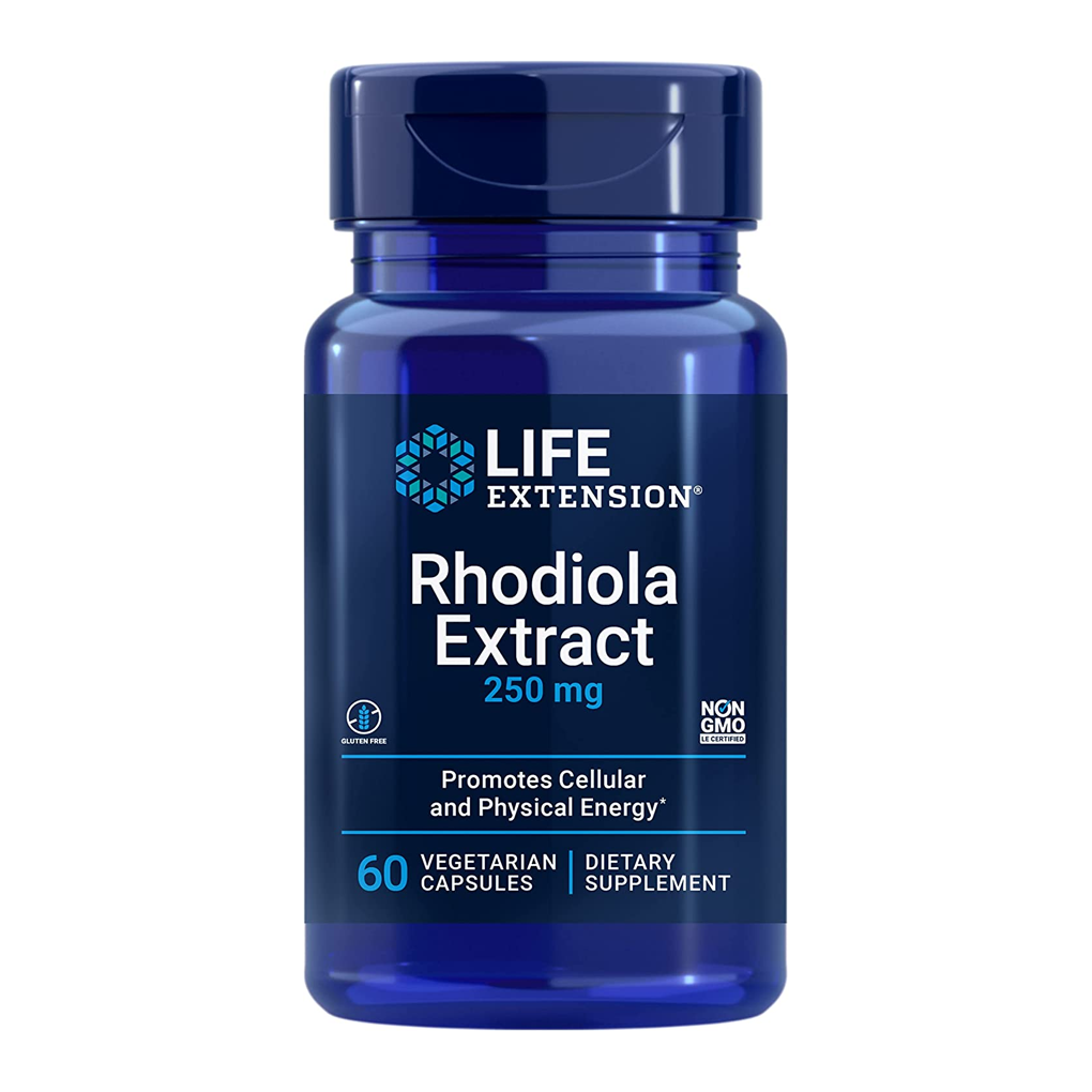 Life Extension  Rhodiola Extract 250 mg / 60 Vegetarian Capsules