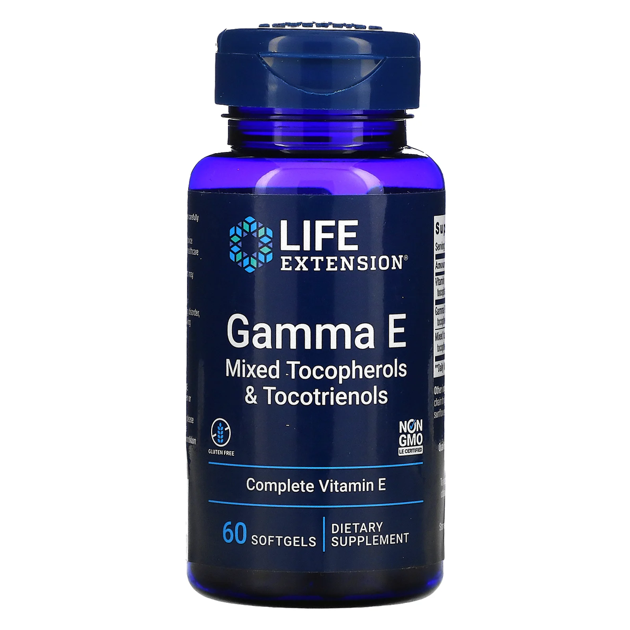 Life Extension Gamma E Mixed Tocopherols & Tocotrienols / 60 Softgels Life Extension Gamma E Mixed Tocopherols & Tocotrienols / 60 Softgels