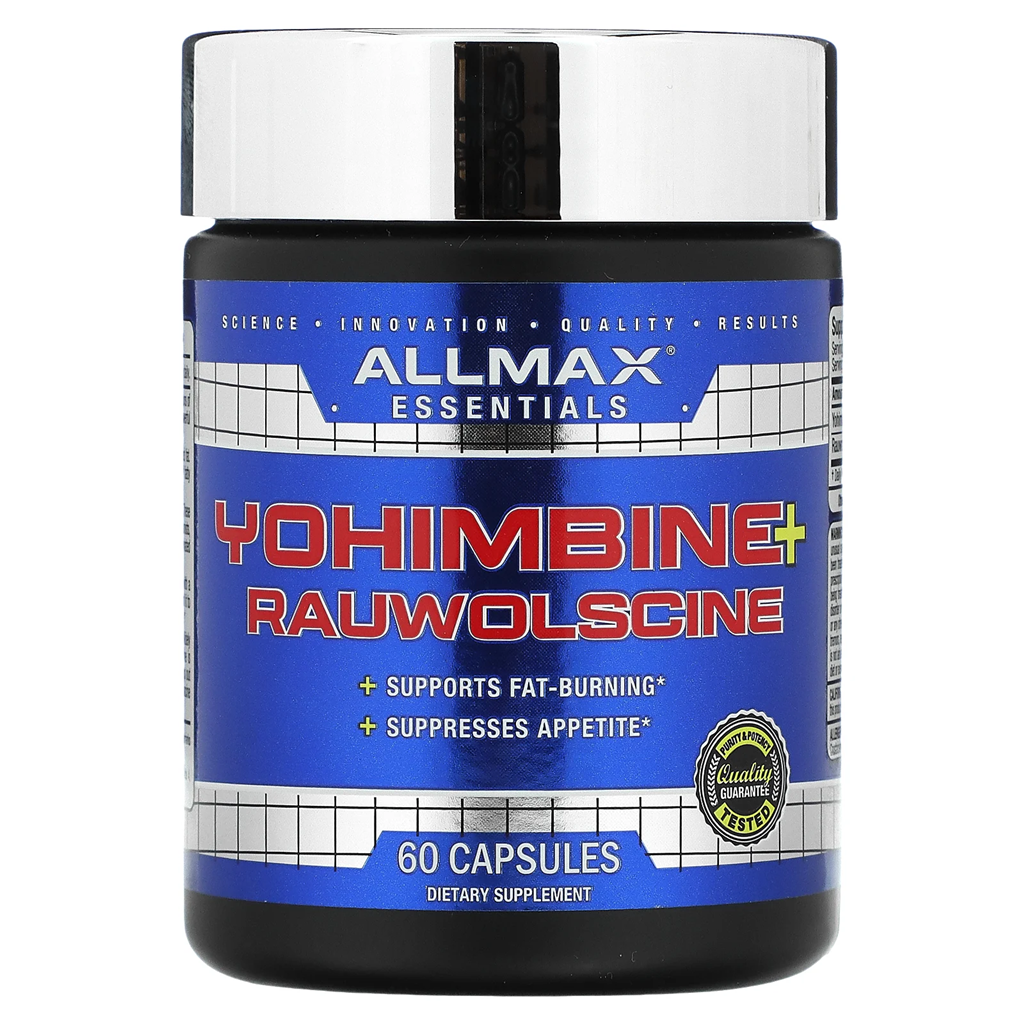 ALLMAX, Yohimbine + Rauwolscine / 60 Capsules