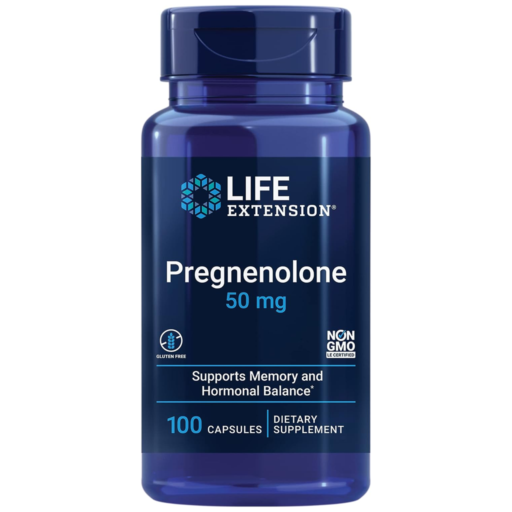 Life Extension Pregnenolone 50 mg / 100 capsules