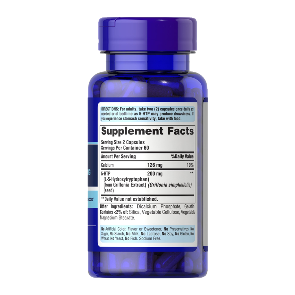 Puritan's Pride 5-HTP 100 mg (Griffonia Simplicifolia) / 120 Capsules Puritan's Pride 5-HTP 100 mg (Griffonia Simplicifolia) / 120 Capsules