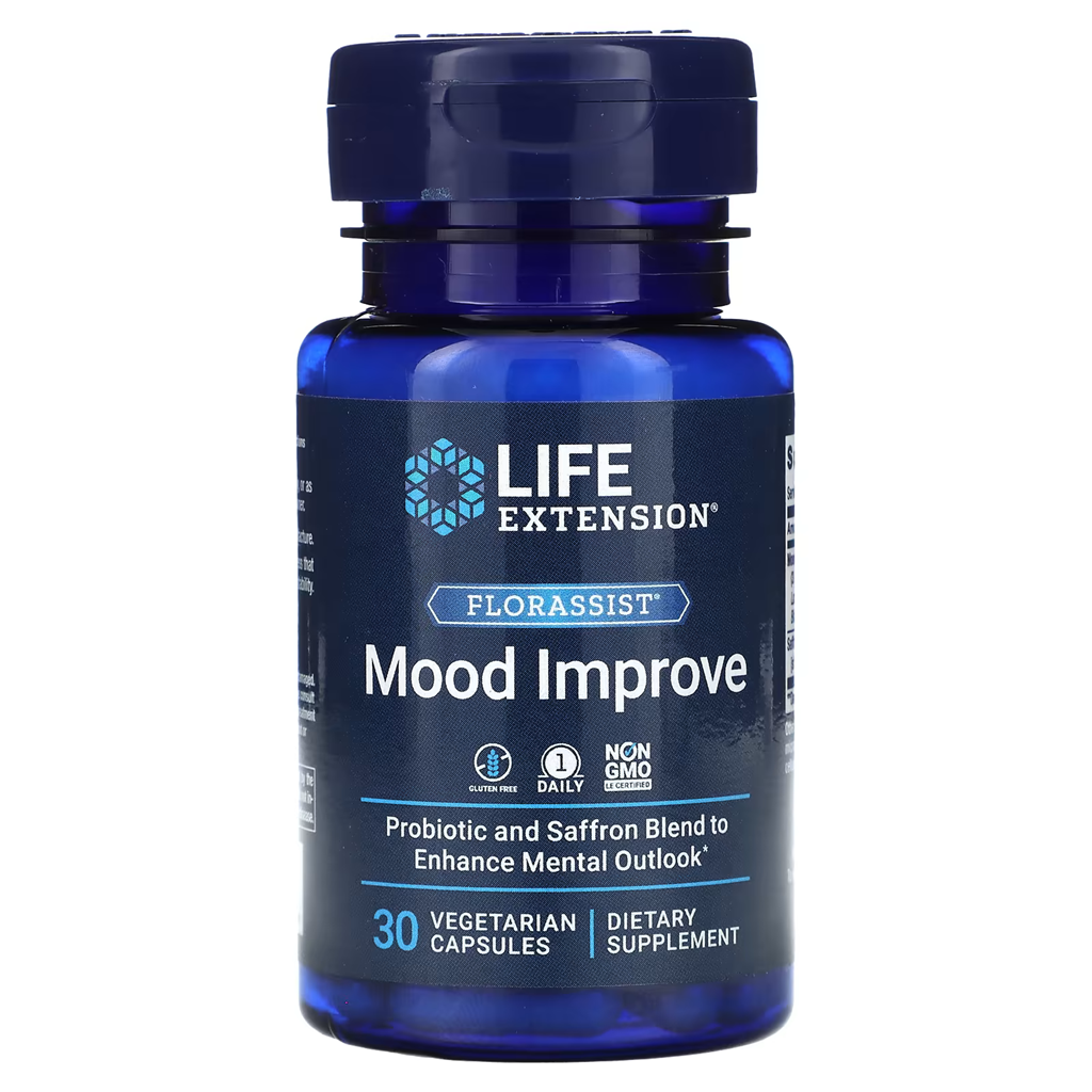 Life Extension  FLORASSIST® Mood Improve / 30 Vegetarian Capsules