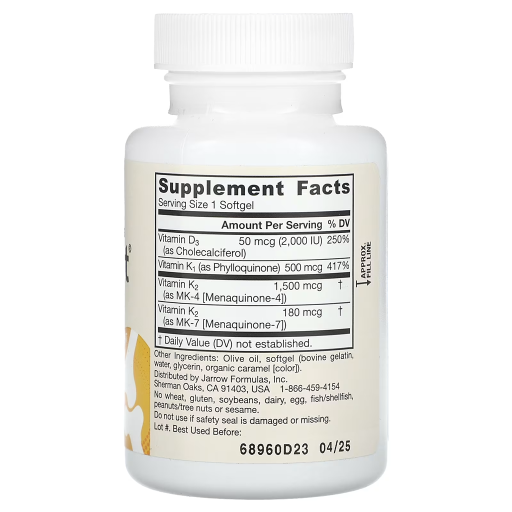 Jarrow Formulas, K-Right® / 60 Softgels Jarrow Formulas, K-Right® / 60 Softgels