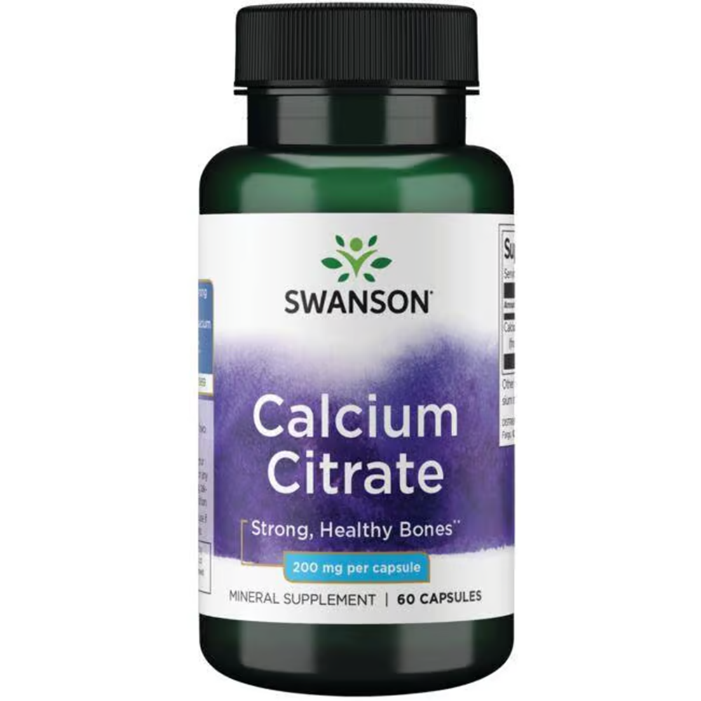Swanson Premium Calcium Citrate - 200 mg / 60 Caps Swanson Premium Calcium Citrate - 200 mg / 60 Caps