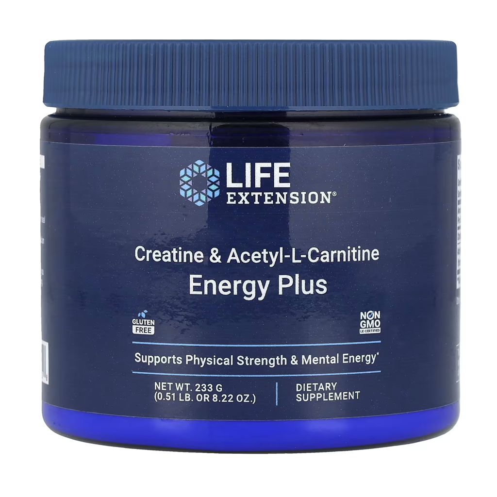 Life Extension, Creatine & Acetyl-L-Carnitine, Energy Plus , 0.51 lb (233 g)